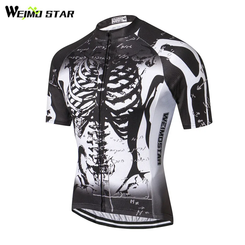 Weimostar Skeleton Cycling Clothing Outdoor Sports Short Cycling Jersey