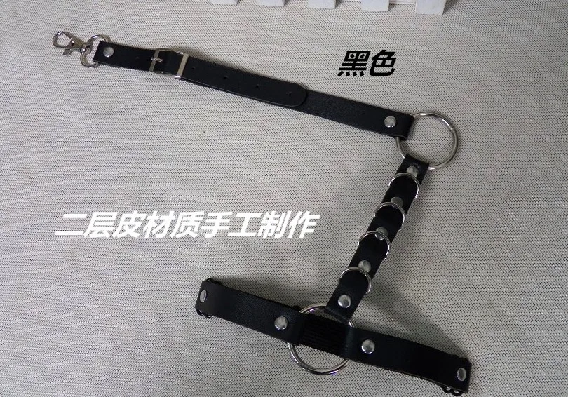 Men Women New fashion Harajuku Single Strap Clip Leather Punk Suspender Hook adjustable leg ring Handmade Sock Garter Unisex