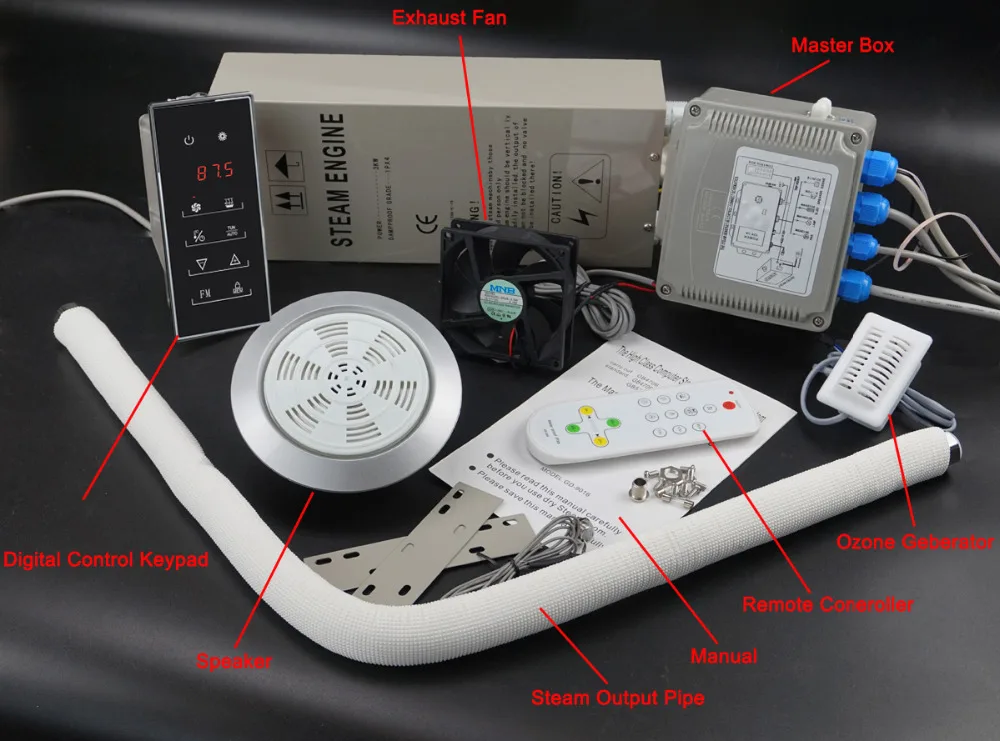 Buy full set steam shower room controller with 3KW and