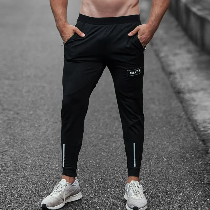 

2018 Autumn winter Men Fitness Sweatpants male gym Bodybuilding workout cotton trousers Sports jogger sportswear Running pants