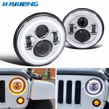 45w 7Inch Round LED Projector Headlights Hi/lo Beam Car DRL for Jeep Wrangler Jk TJ FJ cruiser Hummer Trucks Motorcycle Headlamp 45w 7Inch Round LED Projector Headlights Hi/lo Beam Car DRL for Jeep Wrangler Jk TJ FJ cruiser Hummer Trucks Motorcycle Headlamp