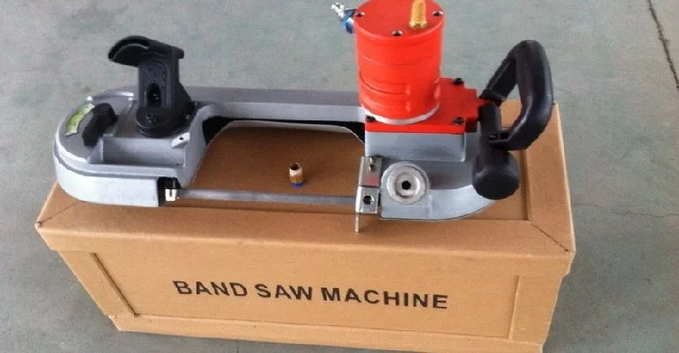 top band handheld universal cutting saw machine,pneumatic air explosion