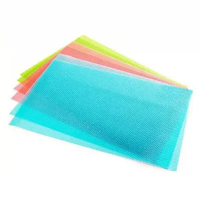 

4pcs Antibacterial Cuttable Refrigerator Pad Mildew Moistureproof Pad Mat