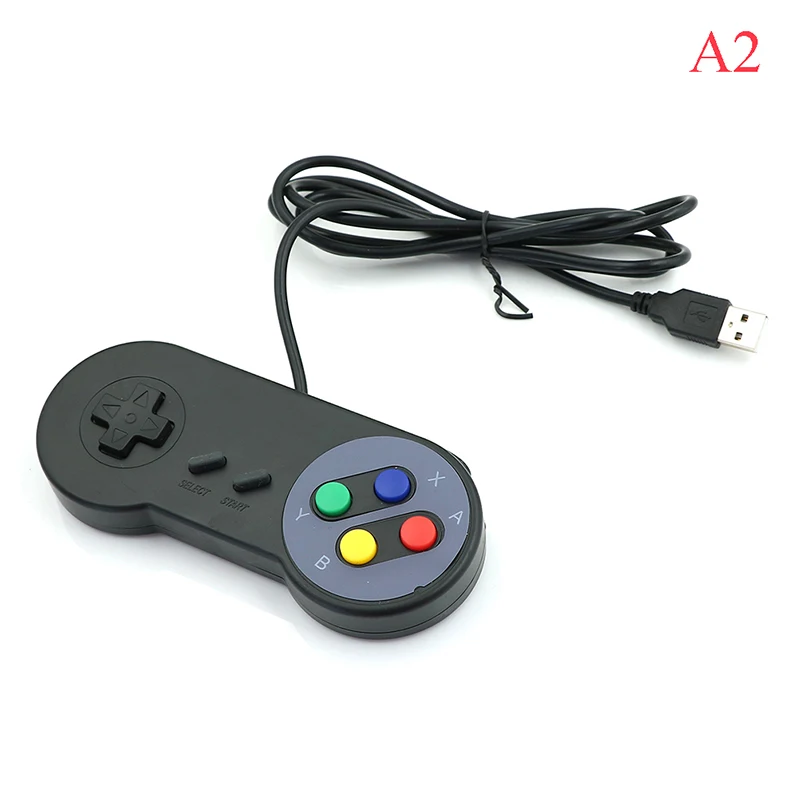 Игровой джойстик геймпад Контролер для nintendo SNES игровой коврик игровой контроллер USB для Windows PC MAC компьютерный джойстик управления - Цвет: A2