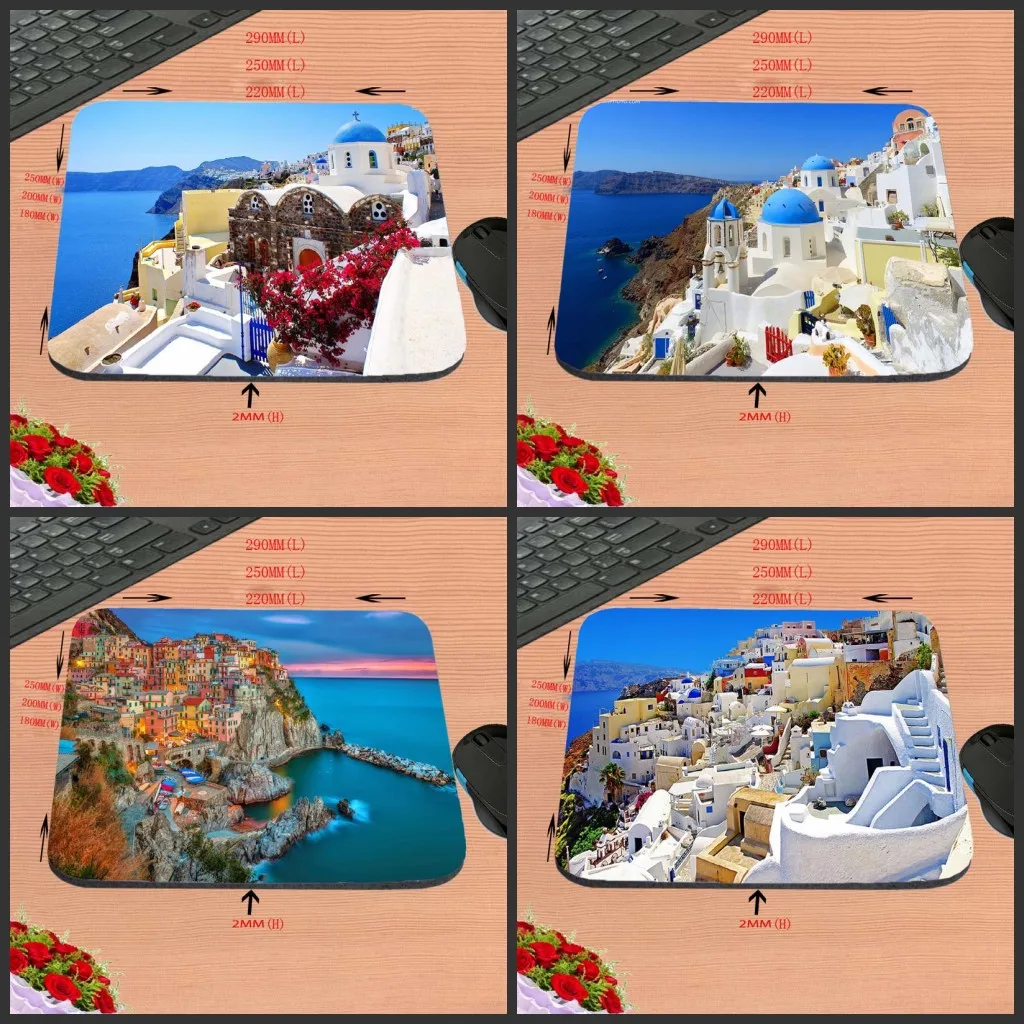 Diy Turkey Scenery Hd Antiskid Rectangular Computer Mouse Pad
