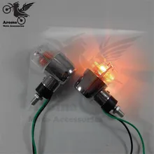 Universal LED Motorcycle Turn Signal Light Indicator Motorbike Direction Indicator Lamp Bulb Amber motocross ATV moto scooter