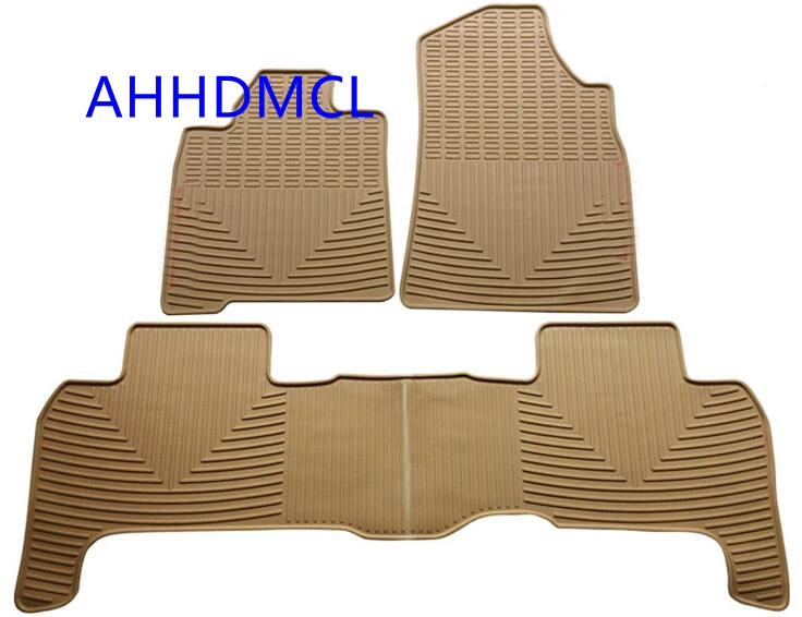 Car Rubber Floor Mats Anti Slip Mat Carpets Feet Pad For Toyota Land