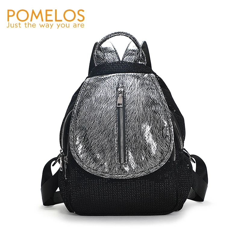 

POMELOS Backpack Women 2019 New Arrival Small Backpack Travel High Quality Mesh Luxury Sequin Girls Backpack Rucksack Women