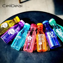 CellDeal конфеты цвета Небьющийся герметичный пластиковый чайник 550 мл BPA портативная бутылка для воды для путешествий Йога Бег кемпинг
