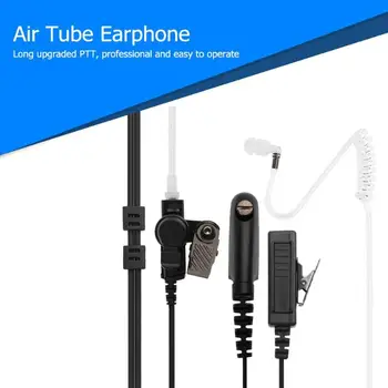 

New Air Tube Earphone with Microphone PTT Headset for Motorola CB Radio GP328 GP380 PRO5150 HT750 GP340 Walkie Talkie