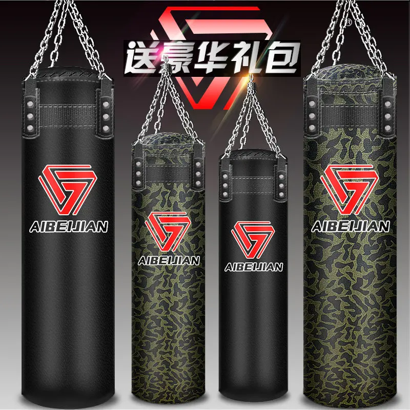 70-100-120cm-Sandbag-Thickened-Canvas-Punching-Bag-Sports-PU-Leather-Sport-Training-Empty-Boxing-Bags