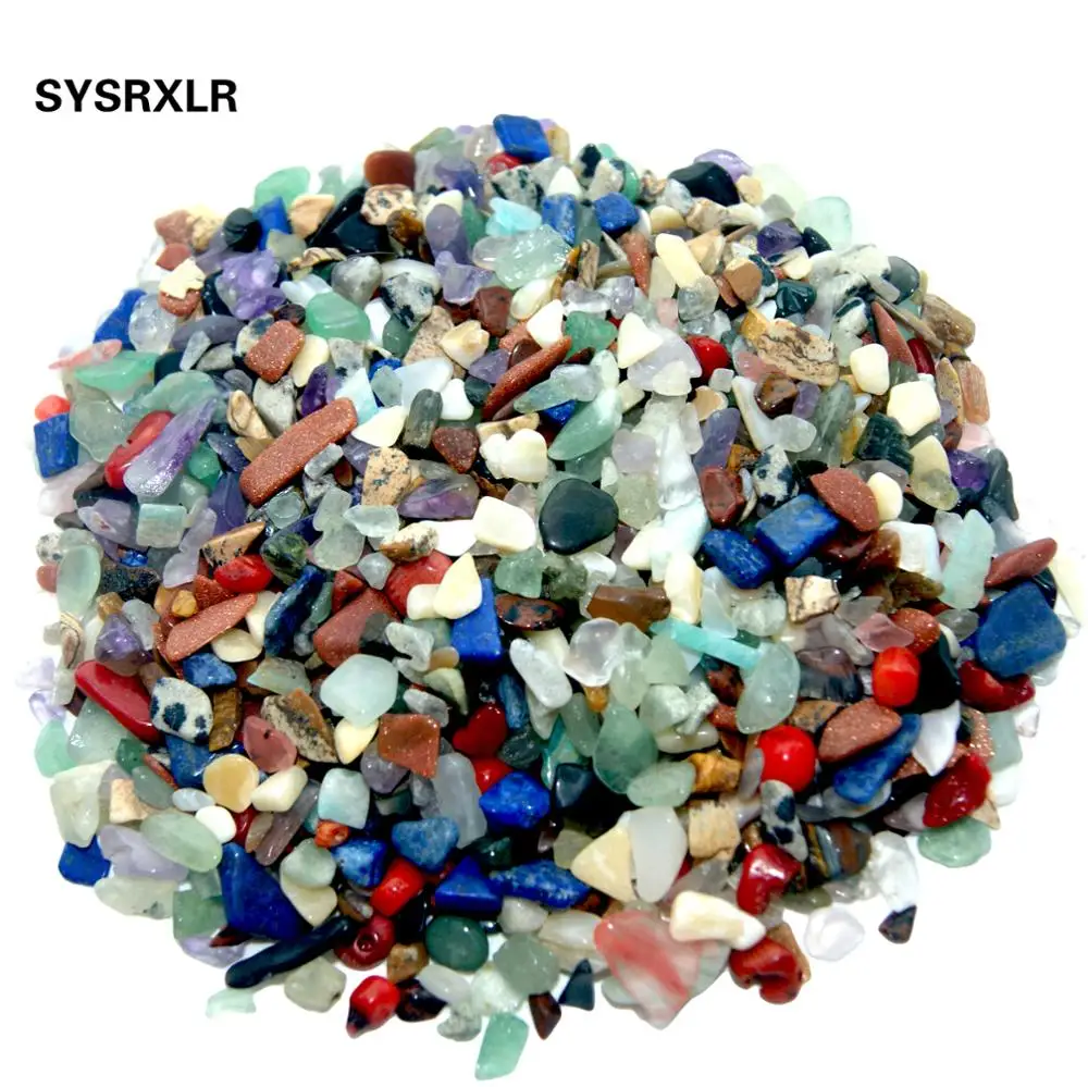 

50G/Bag 3-5MM Natural Stone Lapis lazuli Quartz Crystal Agates Tumble Stones Minerals For Fish Tank Aquarium Garden Decoration