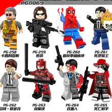 PG8069 80 шт. супер герой s Бальные Kaecilius Мэтт Мёрдок чехол с изображением Призрачного гонщика Блоки Модель игрушки