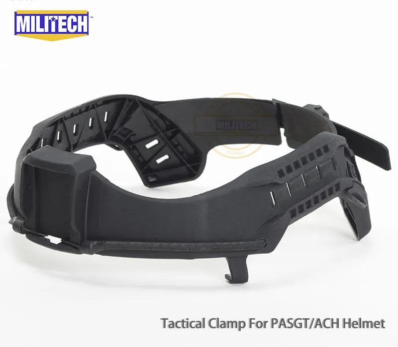 MILITECH Black BK PASGT полный срез Тактический баллистический шлем с козырьком щит Защита лица набор дело арамидный пуленепробиваемый шлем