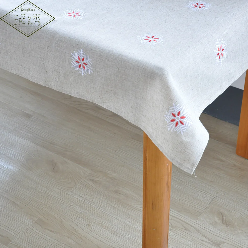 Льняная скатерть с вышивкой квадратный стиль 85 см|embroidered tablecloth|tablecloth embroideredembroidered