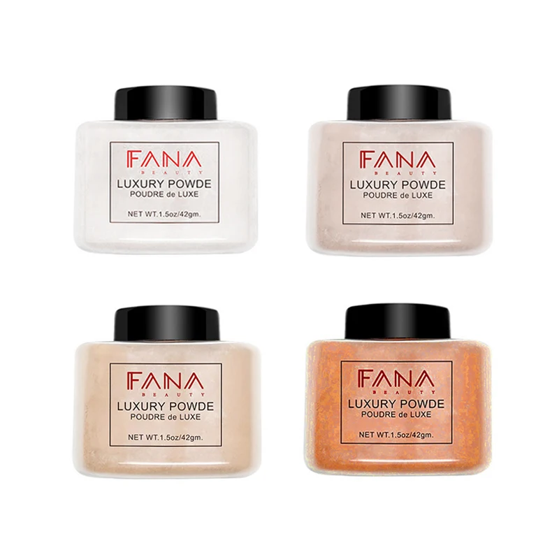 

Face Foundation Powder Professional Makeup Loose Powder Translucent Matte Banana Finishing Oil-control Smooth Mineral Palette