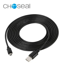 CHOSEAL QS5308 USB 2.0 Male To Mini 5PIN USB Fast Charging Data Cable For Cellphone Laptop Camera