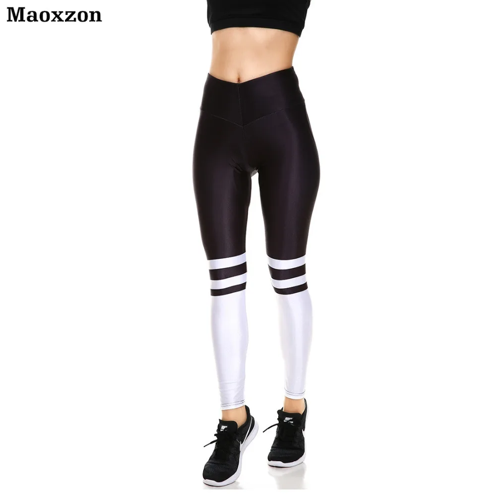 Maoxzon Womens High Waist Sexy Workout Fitness Slim Leggings Trousers