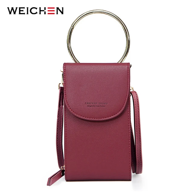 WEICHEN Multi-functional Shoulder Bags For Women Brand Designer Ladies Small Handbag Female Clutch Purse Phone Pocket Mini Bag