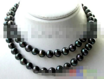 

02868 BLACK ROUND FRESHWATER CULTURED PEARL NECKLACE