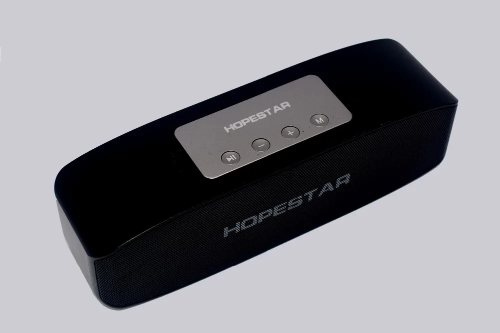 HOPESTAR 16 Вт большой мощности открытый беспроводной стерео Bluetooth динамик 2400 мАч Внешний аккумулятор басовый сабвуфер с микрофоном TF FM для телефонов ПК