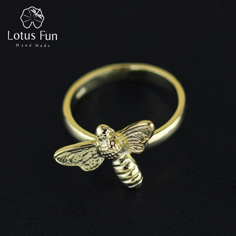 Lotus Fun реальные 925 Серебро Природный оригинальный ручной дизайнер ювелирных