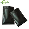 Leotrusting 100pcs Small Matt Black Aluminum Foil Zipper Bag Metallic Mylar Black Zipper Bag Herbal Powder Sugar Food Packaging ► Photo 2/6