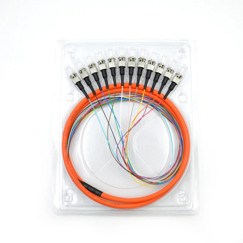 

5PCS /lot ST/UPC OM2 MM Multi Mode Optical Fiber Pigtail 0.9mm Simplex 50/125,1-3 Meters