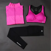 Комплект с сеткой для йоги из трех предметов, клетчатый женский спортивный топ+ Сексуальная стеганая Женская майка для занятий йогой, топы+ однотонные черные женские брючные костюмы