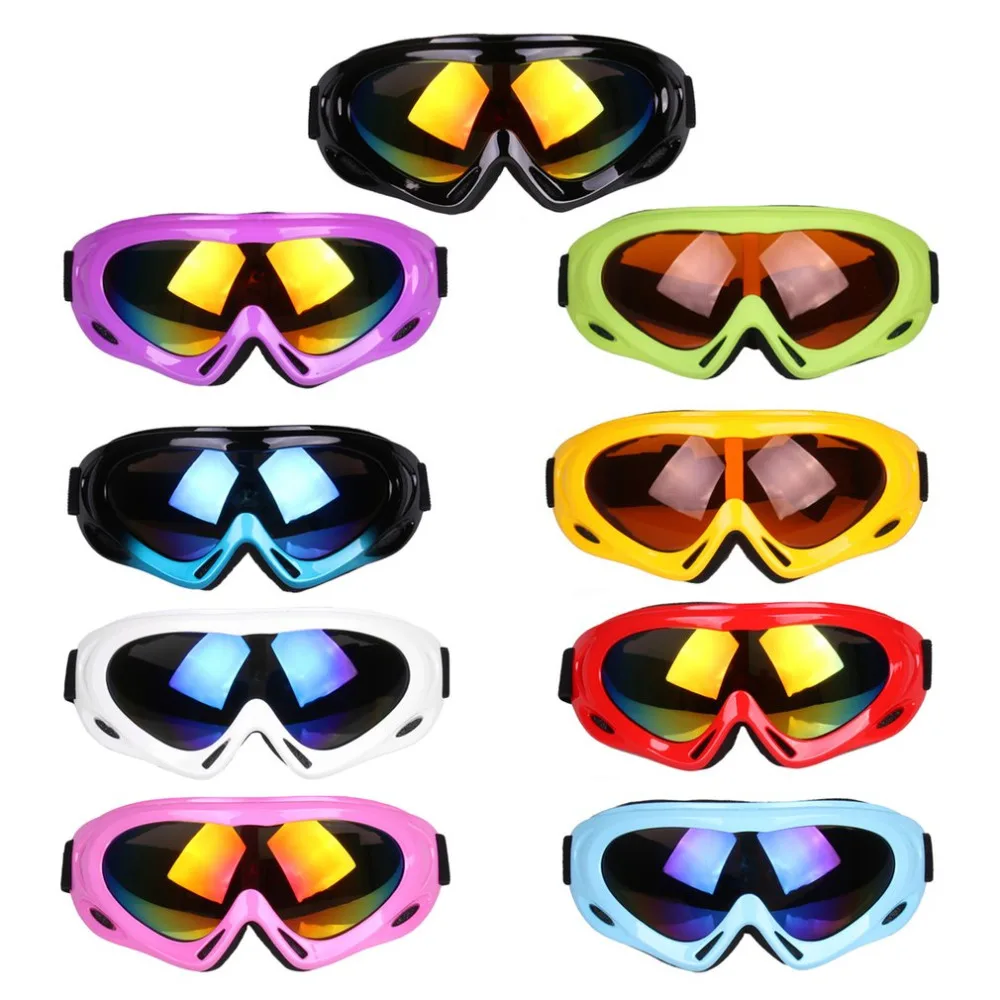 9 الألوان للجنسين المضادة للضباب تزلج نظارات نظارات يندبروف مكافحة الرمال Snow Ski نظارات نظارات ل في الهواء الطلق الأنشطة جديد