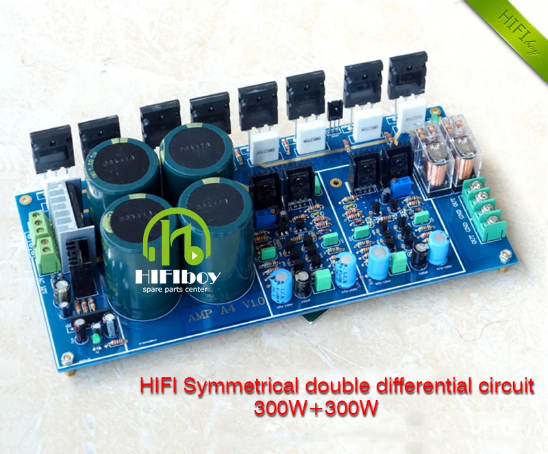 NJW0281 NJW0302 Fully Symmetric Dual Differential Power Amplifier Board