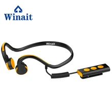Winait sports digital bone conduction bluetooth headset/wireless headset, music player free shipping
