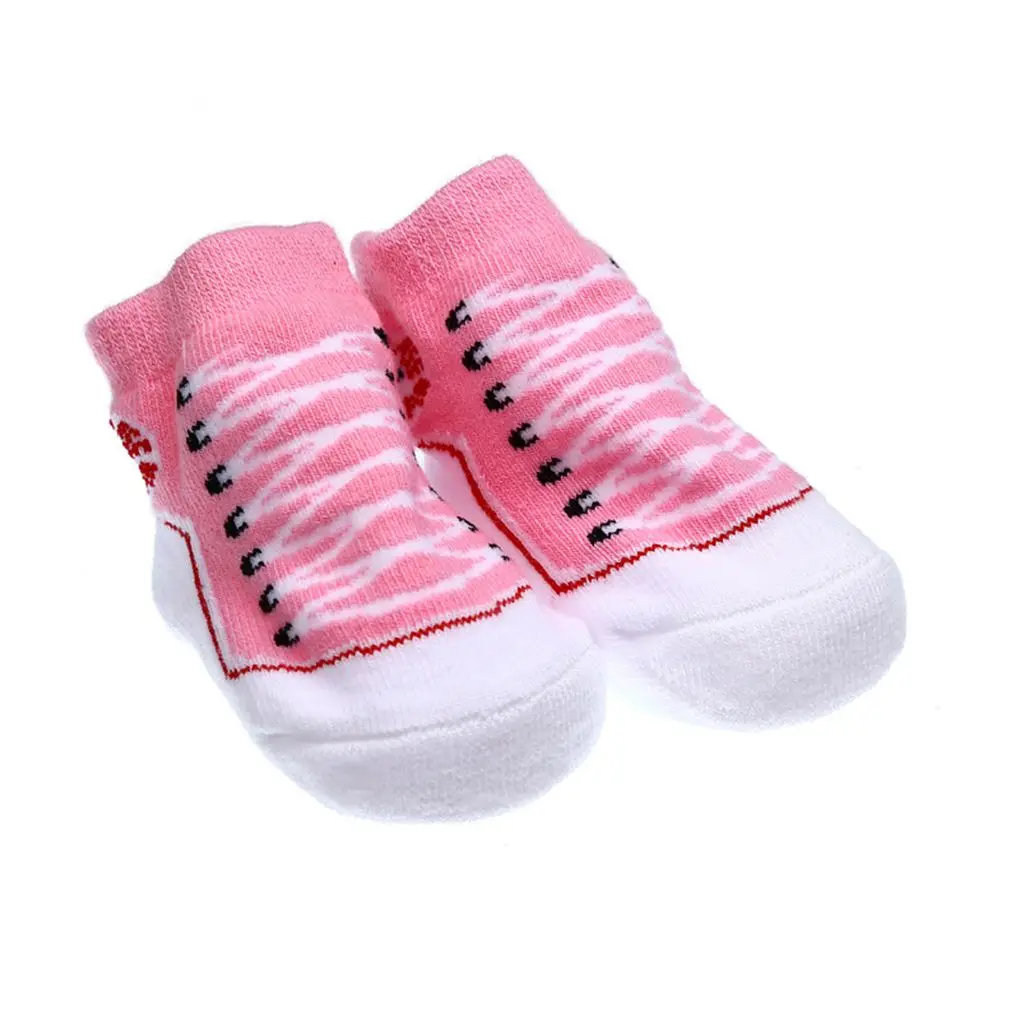 Детские носки для малышей, новые нескользящие носки для малышей хлопковые носки для новорожденных с мультяшными животными носки-тапочки для мальчиков и девочек, милые детские носки для мальчиков