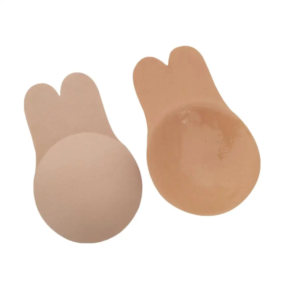 

1 Pair Lycra Bra Push Up Bra Self Adhesive Sexy Women Invisible Bras Nipple Cover Stickers Front Closure Strapless Bralette FD