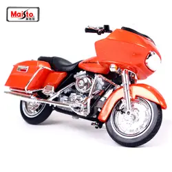 Maisto 1:18 2002 Harley FL TR дорога Glide оранжевый мотоцикл велосипед Модель Бесплатная доставка Новое поступление 18865