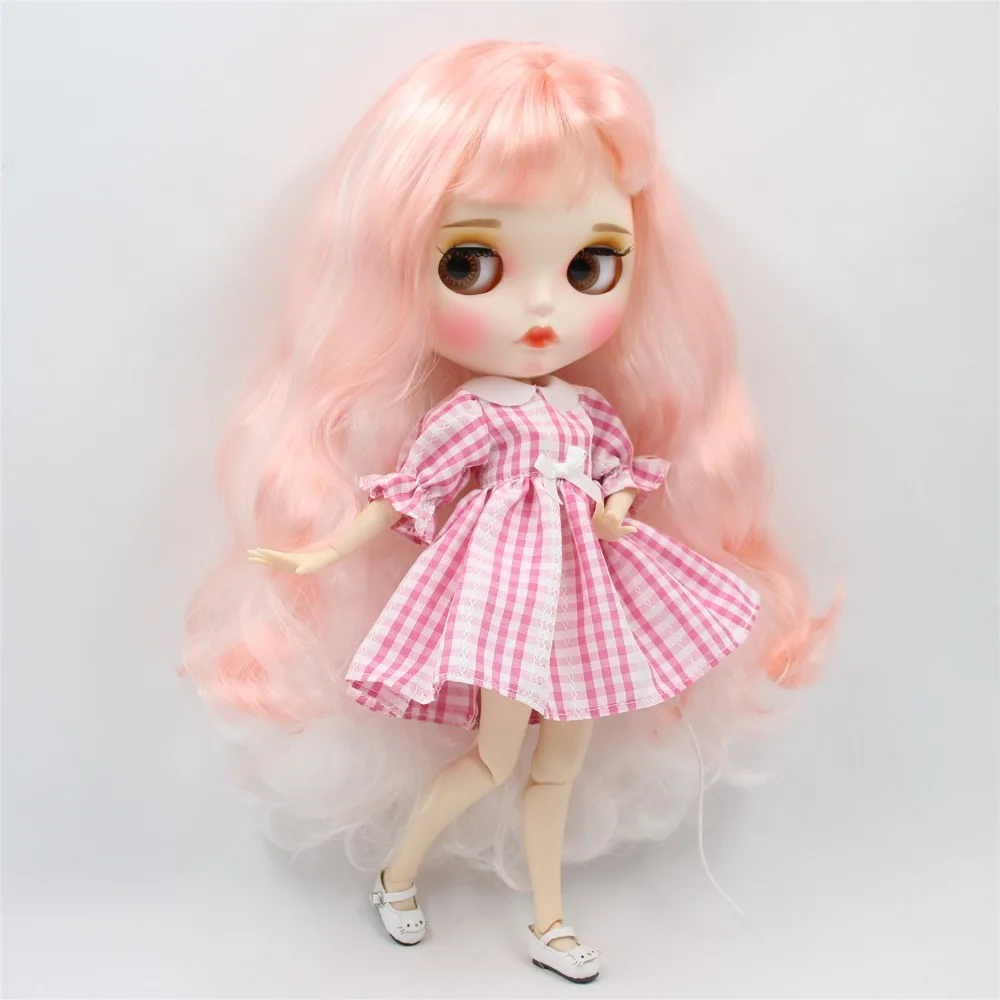 Neo Blythe Doll with Multi-Color Hair, White Skin, Matte Pouty Face & Custom Jointed Body 2