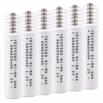 

Lowest price 36 piece AAA battery 1.2v batteries rechargeable 600mAh nimh battery for power tools akkumulator