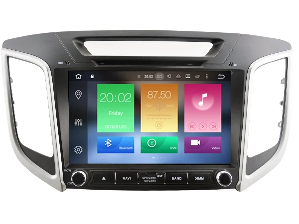 Android 8,0 автомобильный аудио DVD плеер для HYUNDAI ix25/CRETA gps мультимедиа головное устройство приемник BT wifi