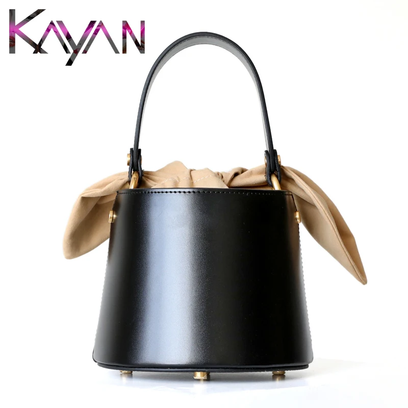 Brand Design Emmer Tas Echt Lederen Mini Tas 2019 Vrouwen Handtas Mode Vat Schoudertas Echt Lederen Crossbody Tas Brand Design Emmer Tas Echt Lederen Mini Tas 2019 Vrouwen Handtas Mode Vat Schoudertas Echt Lederen Crossbody Tas