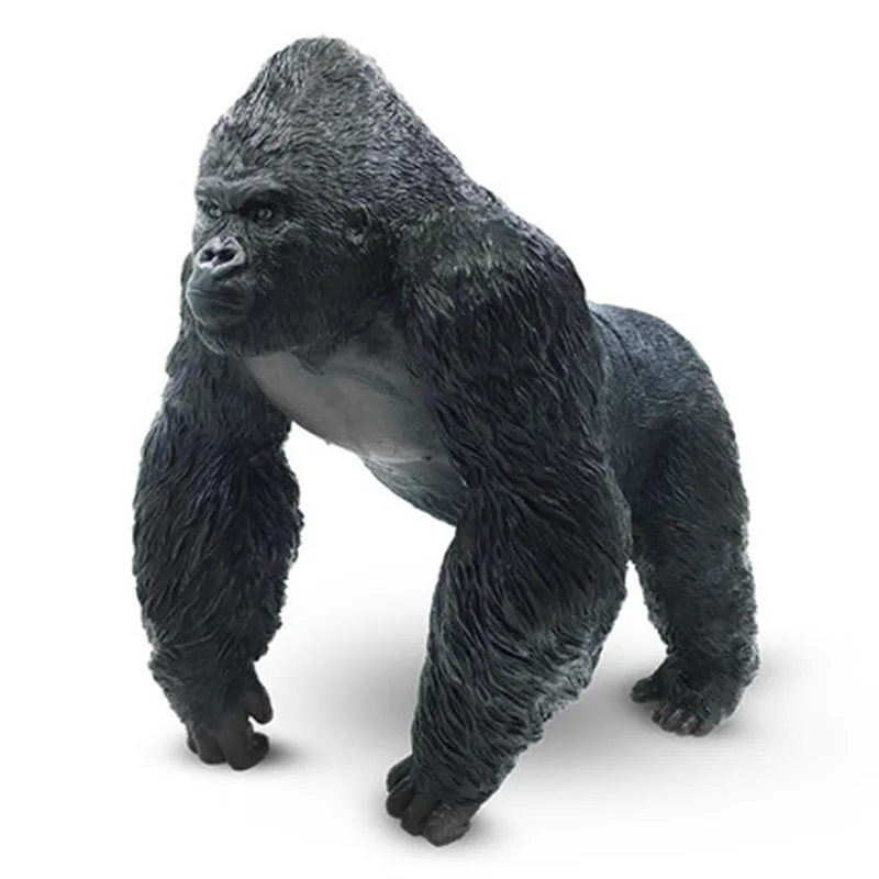 Kong: Череп остров моделирование гориллы мягкий клей мультфильм дикие фигурки животных Коллекция Модель игрушки X636