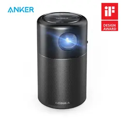 Anker Nebula Capsule Smart портативный Wi-Fi мини проектор Карманный кинотеатр с DLP 360' динамиком 100 "изображение Android 7,1 и приложение