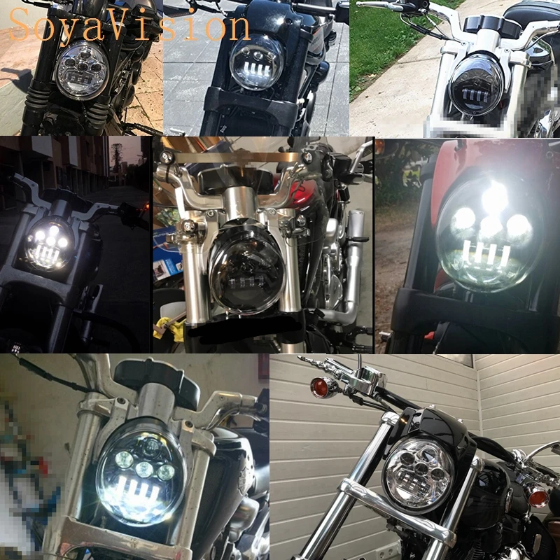1 шт. новейший 60 Вт светодиодный V стержень Vrsc Vrsca Vrod Vrscdx Vead движущийся головной свет для Harley