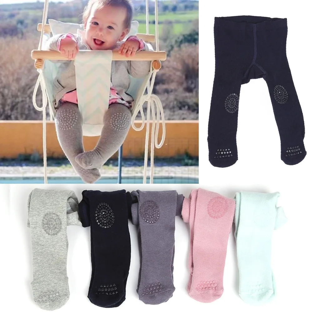 

New Puseky Baby Infant Cute Toddler Panty Hose Long Stocking Candy Colors Pure Cotton Anti-Slip Socks Winter Warm Pantyhose