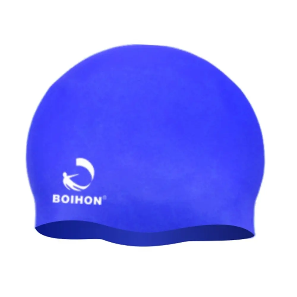High Quality Elastic Silicone Rubber Swimming Cap Comfortable Hair