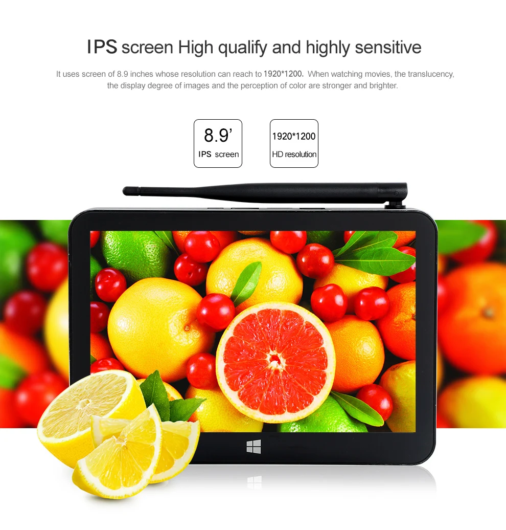 Pipo X11 8,9 дюймов 1920*1200 экран мини ПК 2 ГБ 32 ГБ Android 5,1 Вт 10 Cherry Trail Z8350 с BT4.0 HDMI Wifi smart tv box