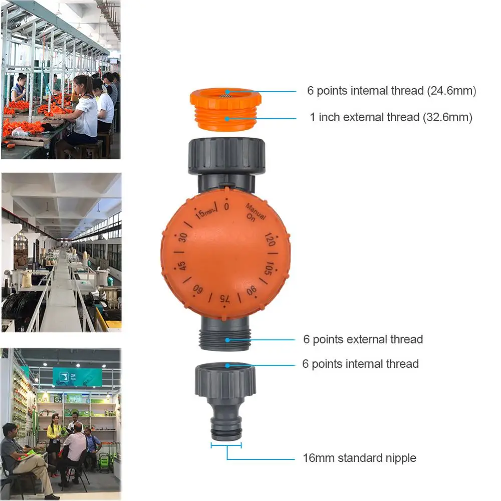 Автоматический машинный таймер для полива воды, система управления таймером, таймер для полива сада, домашний таймер 120 минут, время потока воды