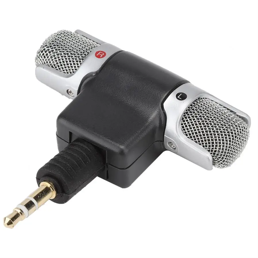 

Mini Microphone Mono/ Stereo/ 3.5mm Aux Flexural Bendable Microphone for Mobile Phone Computer Singing Chatting Recording Device