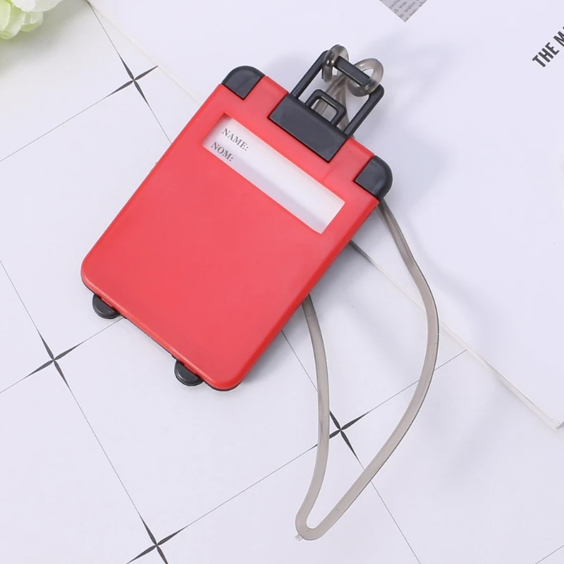 

2019 New Suitcase Luggage Tags Name Address Phone Address Holder ABS Identifier Label