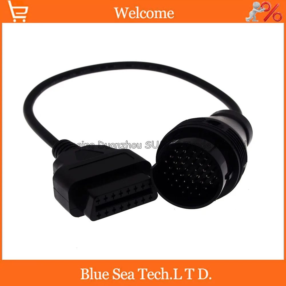 

Good quality 38 Pin to 16 Pin OBD2 cable connector,OBD2 conversion plug for BENZ SPRINTER etc.car