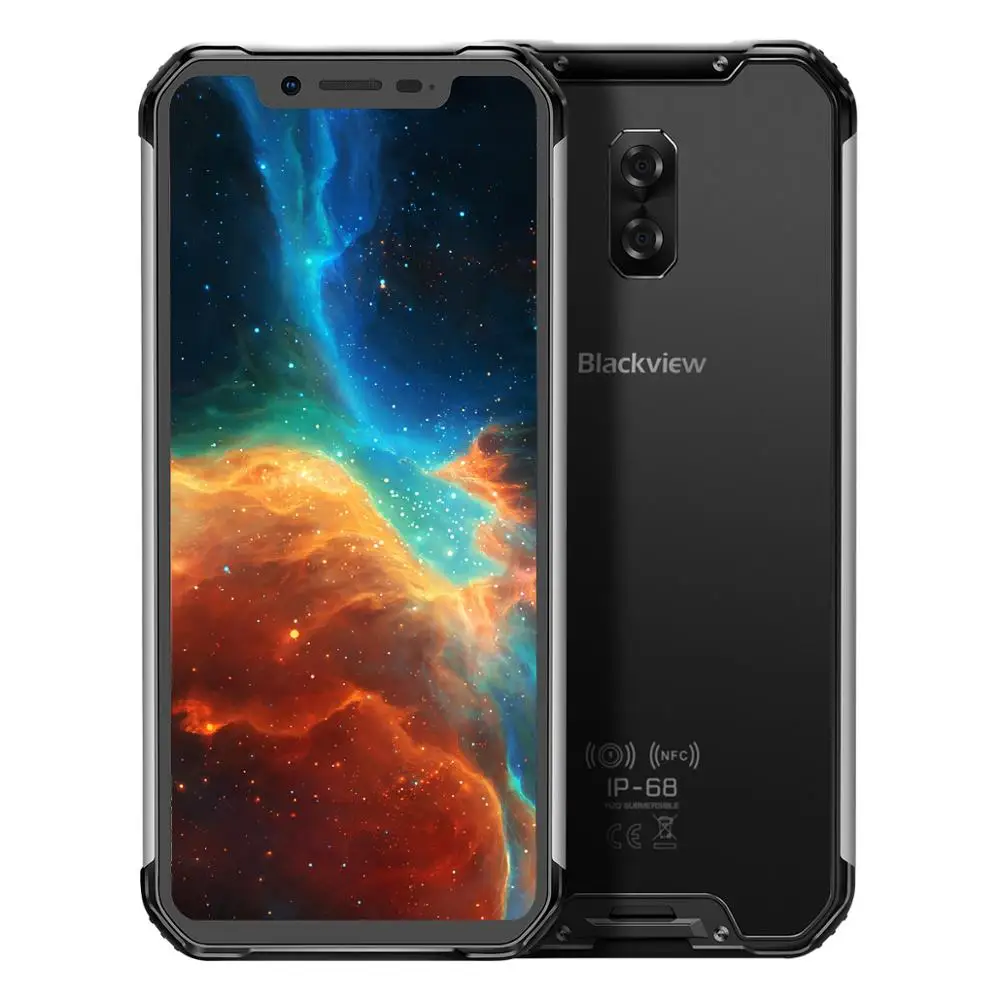 Новинка Blackview BV9600 прочный смартфон Android 9,0 4 Гб+ 64 Гб водонепроницаемый мобильный телефон Helio P70 6,2" 19:9 AMOLED 5580 мАч